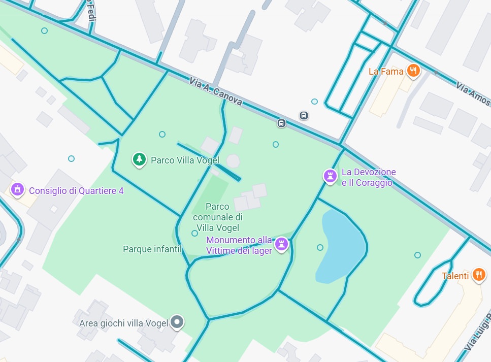 Aggiornare o aggiungere Street View su Google Maps 4 linea blu street view